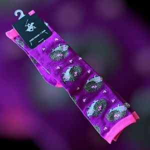 Hedgehog Polo Club Knee High Socks